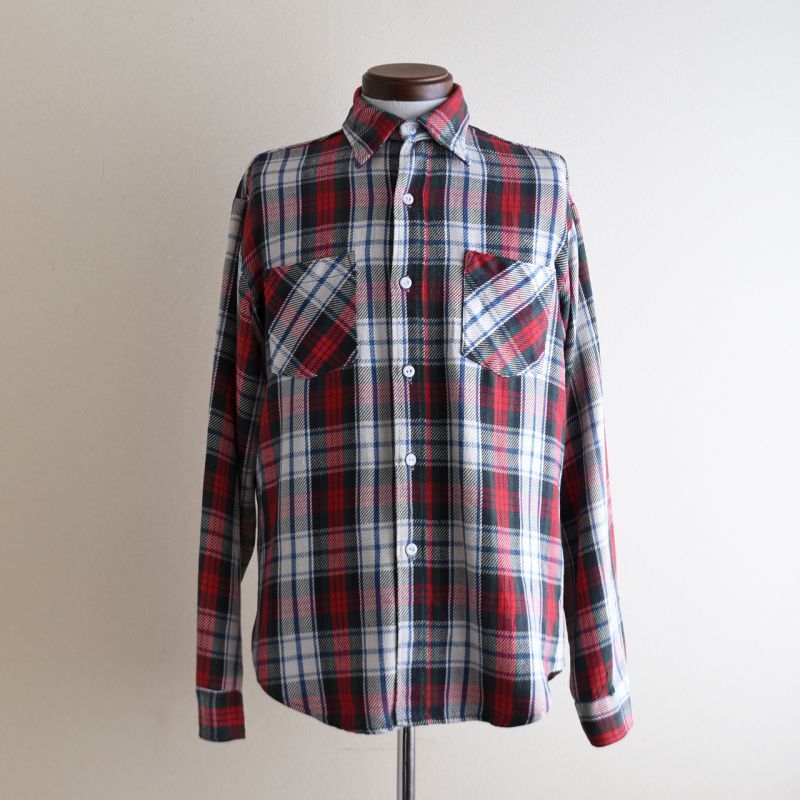 1970s BIG MAC ヘビーネルシャツ 表記M - 古着屋HamburgCafe