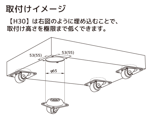 320TP-N32 H30 | キャスターのトップブランド、ハンマーキャスター
