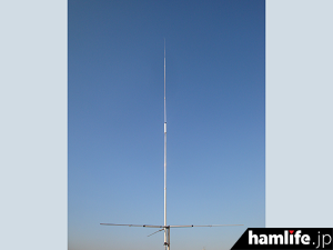 バーチカルANT「VS-40VA」にラジアル3本を追加＞日高電機製作所、全長