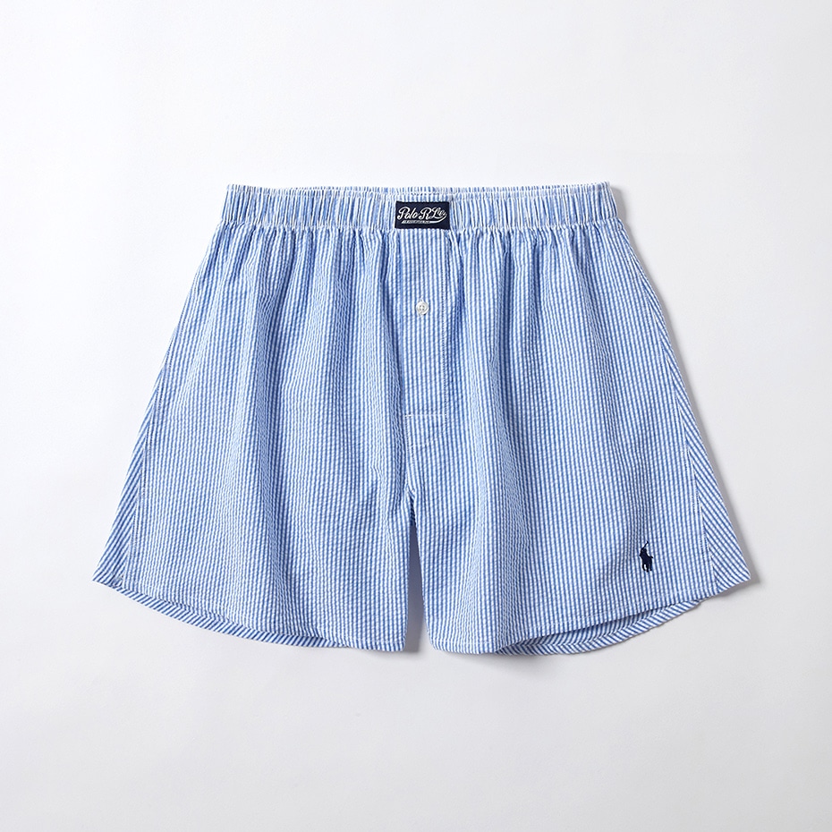 シアサッカートランクス サックス | ポロ ラルフ ローレン メンズ