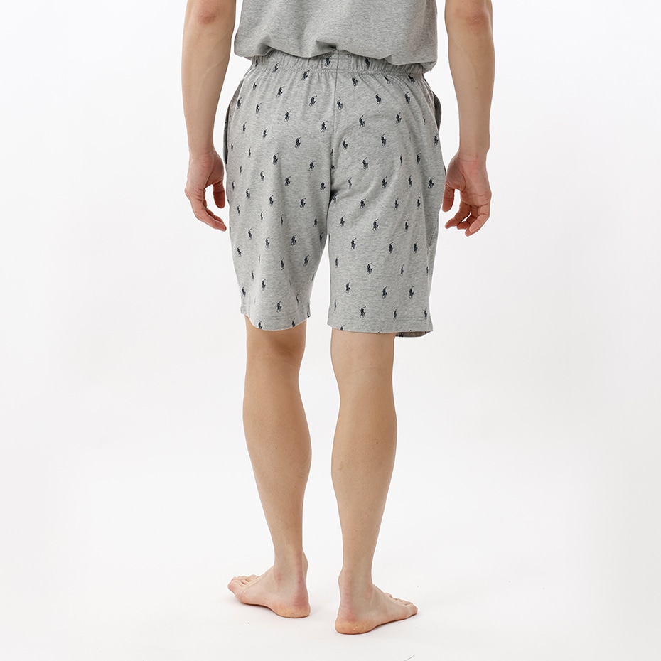 スリープショートパンツ PPプリント ヘザーグレー | ポロ ラルフ