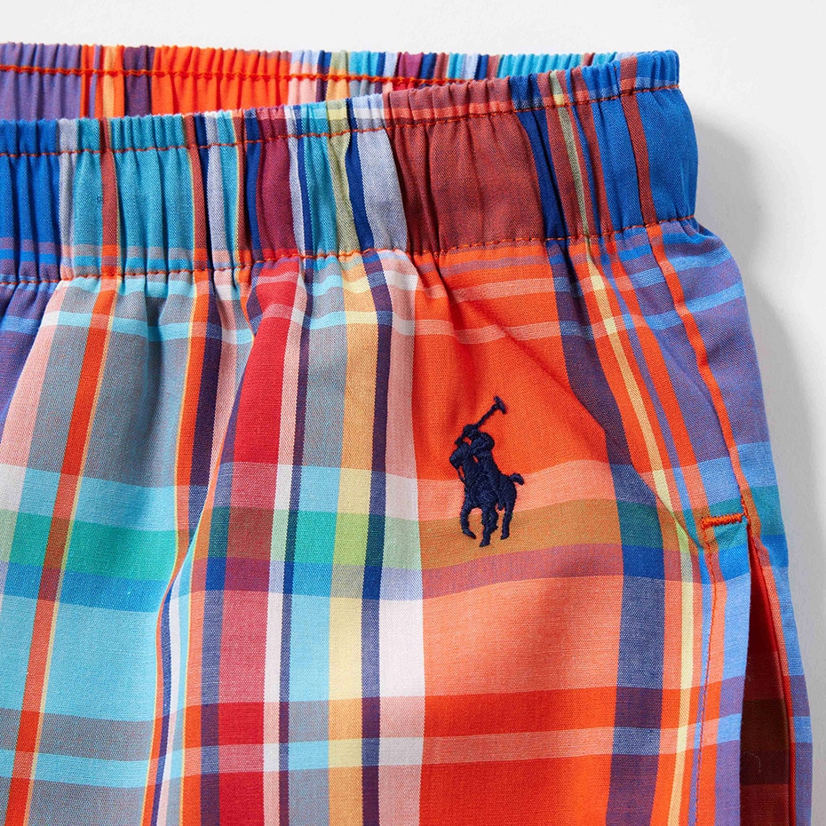パジャマ ブライトンチェック オレンジ | ポロ ラルフ ローレン メンズ