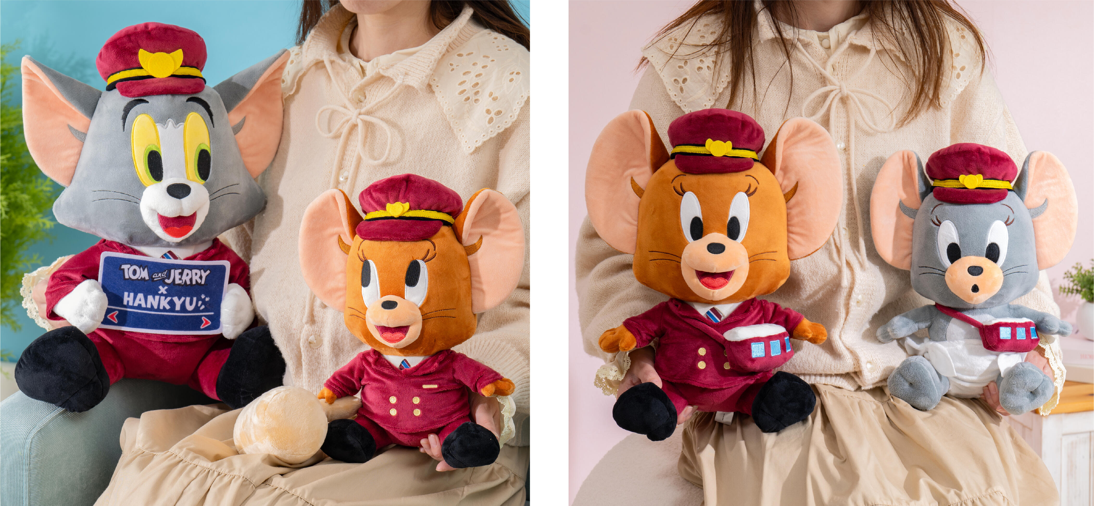 2/19(水)～ 「トムとジェリー×阪急電車」添乗ぬいぐるみ・スカジャン