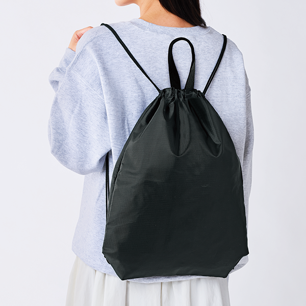 テントクロス2WAYナップサック(撥水加工)【最安値305円】｜ノベルティ