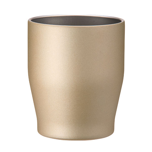 真空ステンレスカラータンブラー350ml シャンパンゴールド【最安値438