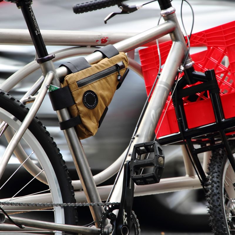 FAIRWEATHER corner bag (x-canvas/brow) - HAPPY BIKES