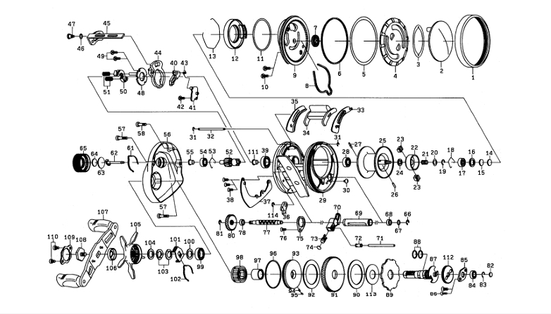 ダイワ純正お取り寄せパーツ：納期1ヶ月】09リョウガ 2020HL 製品