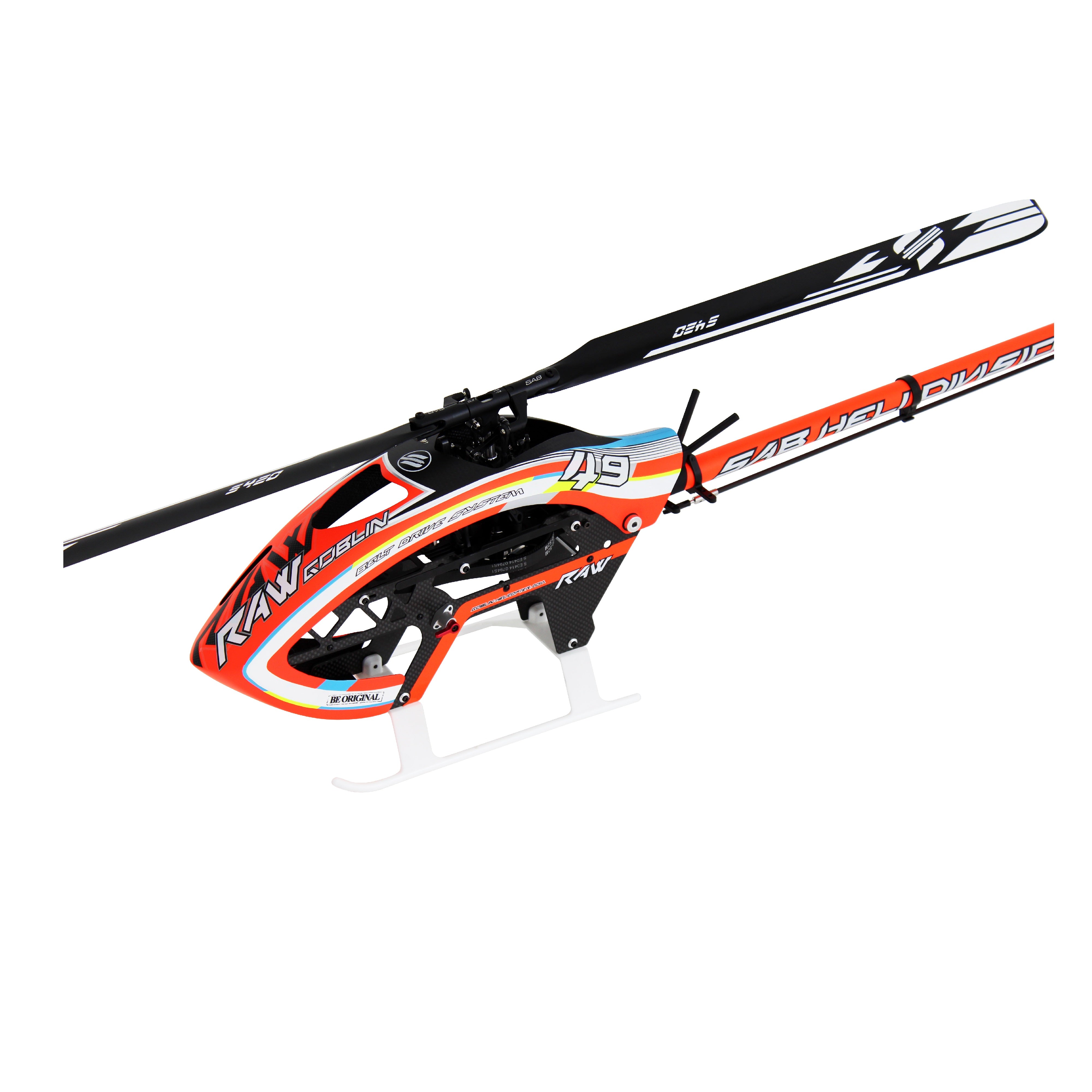 SAB Goblin Raw 420 Competition Helicopter Kit - With Main & Tail
