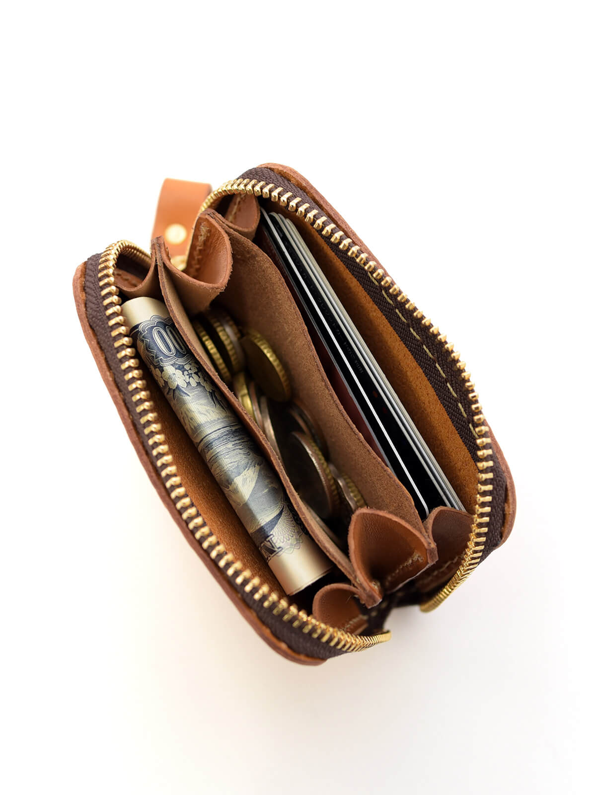 手のひらサイズで収納力抜群のコンパクト財布 / 革鞄のHERZ(ヘルツ