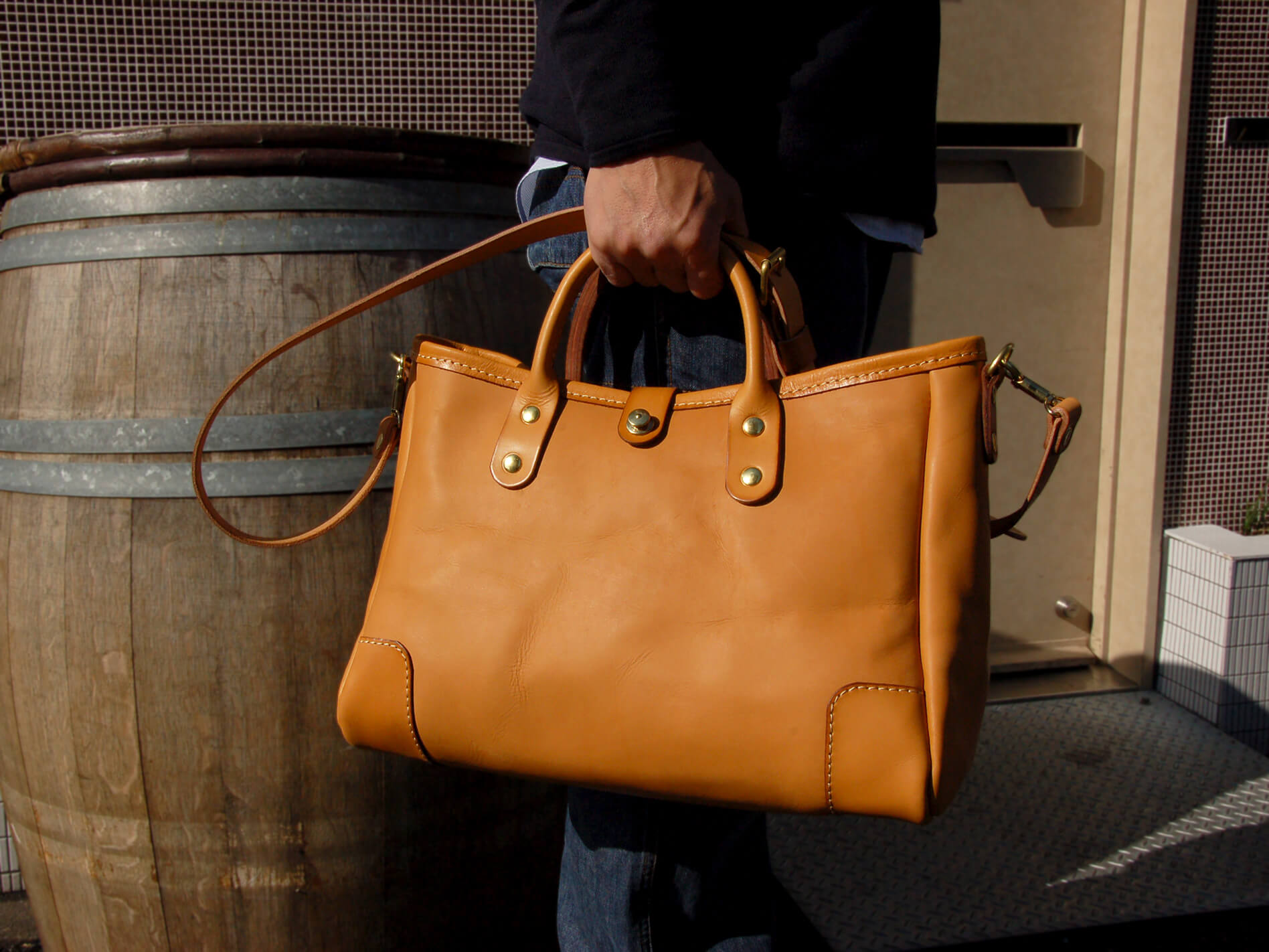 メンズにおすすめの本革2wayトートバッグ / 革鞄のHERZ(ヘルツ)公式通販