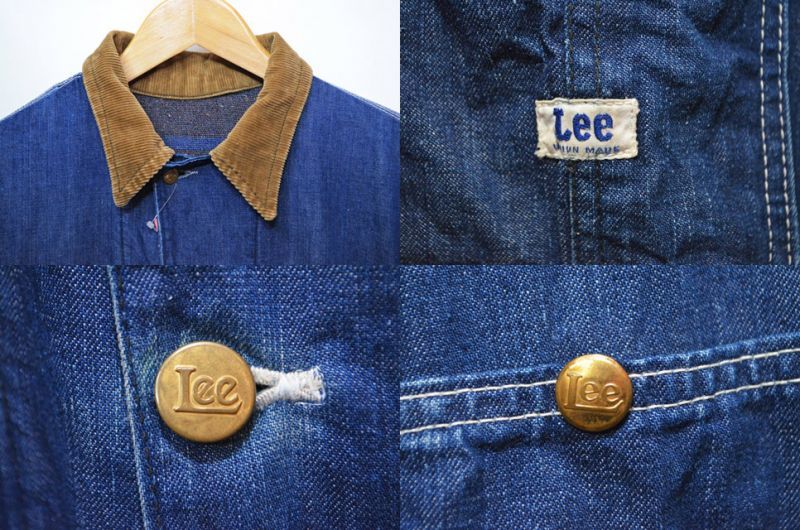 40-50's Lee 81-LJ ブランケット付きデニムカバーオール