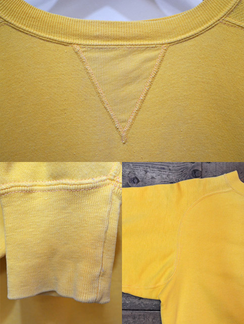 50's 前V フリーダムスリーブ スウェット - used&vintage box Hi-smile