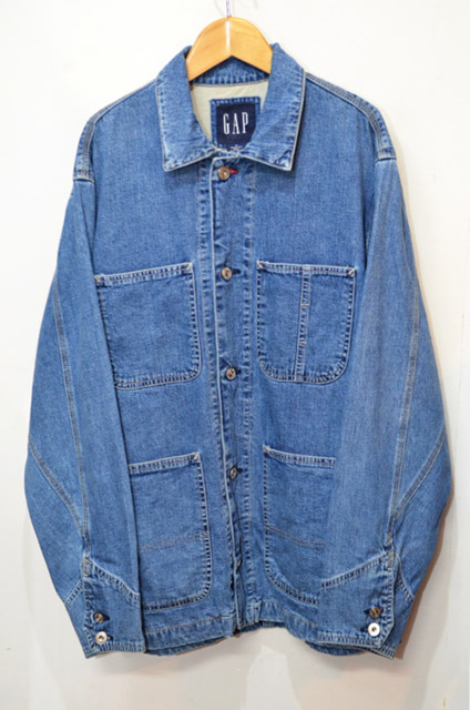 90's GAP デニムカバーオール - used&vintage box Hi-smile