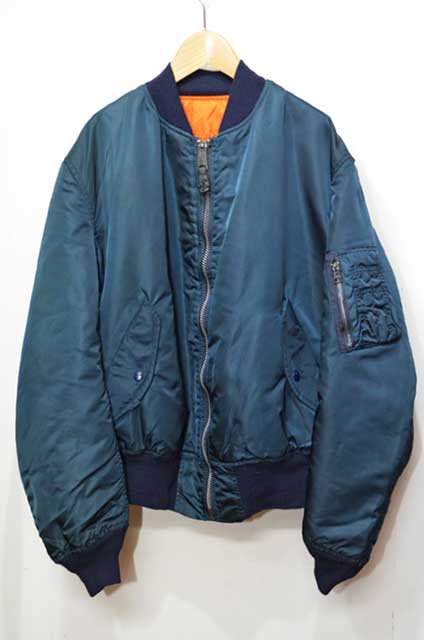90's ALPHA MA-1フライトジャケット “NAVY” - used&vintage box Hi-smile