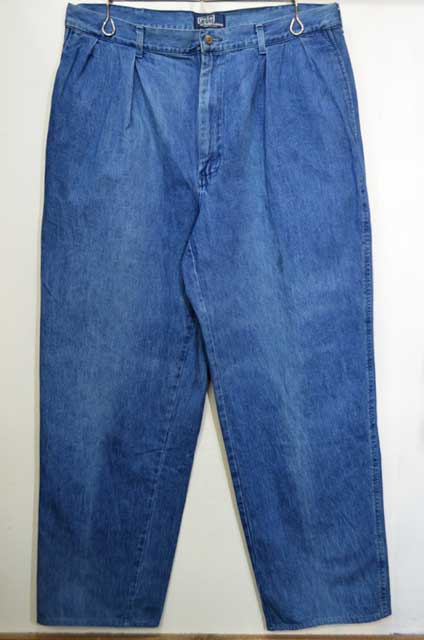 90's Polo Ralph Lauren タック入り デニムトラウザー “MADE IN USA