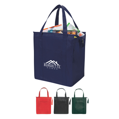 3037 Non-Woven Insulated Shopper Tote Bag - Hit Promotional Products