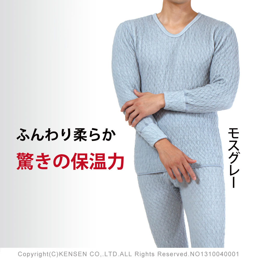 ひだまり本舗本店｜プレミアムウェーブ 紳士長袖U首シャツ詳細