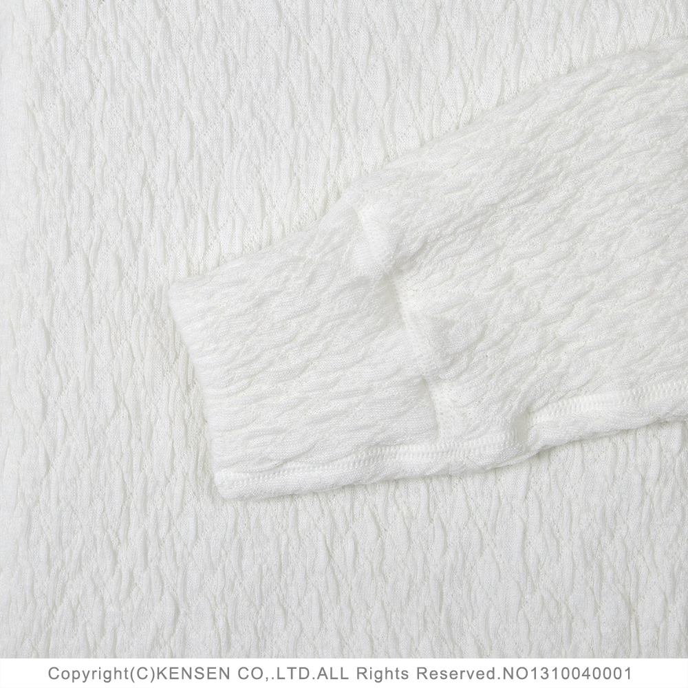 ひだまり本舗本店｜プレミアムウェーブ 紳士長袖U首シャツ詳細