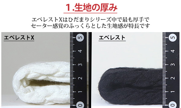 ひだまり本舗本店｜肌着エベレストX(エックス) 婦人