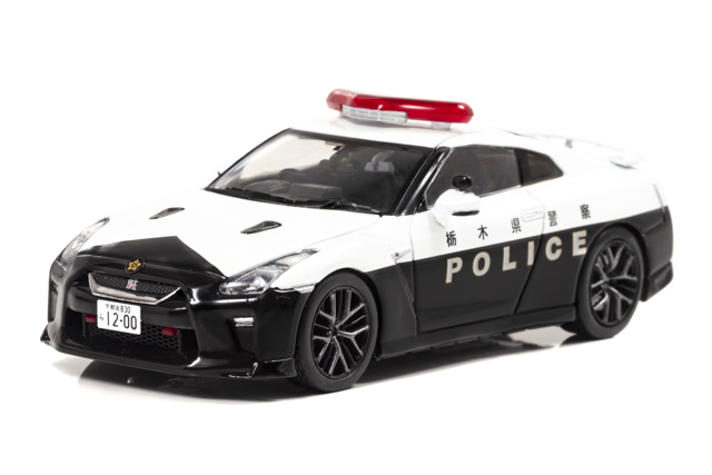 1/43 日産 GT-R (R35) 2018 栃木県警察高速道路交通警察隊車両 株式