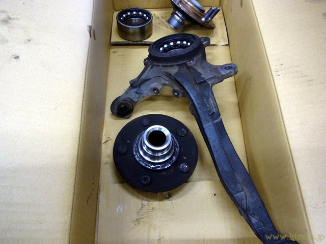 ナックルの交換/ハブベアリングの交換(2回目)