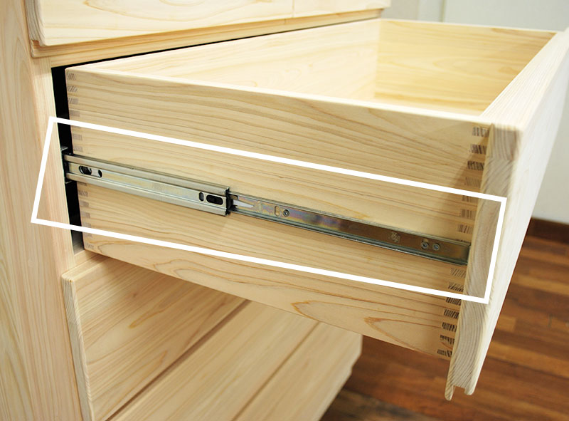 国産ひのき衣類用チェスト（タンス）【ひのき家具専門店 ヒノキ