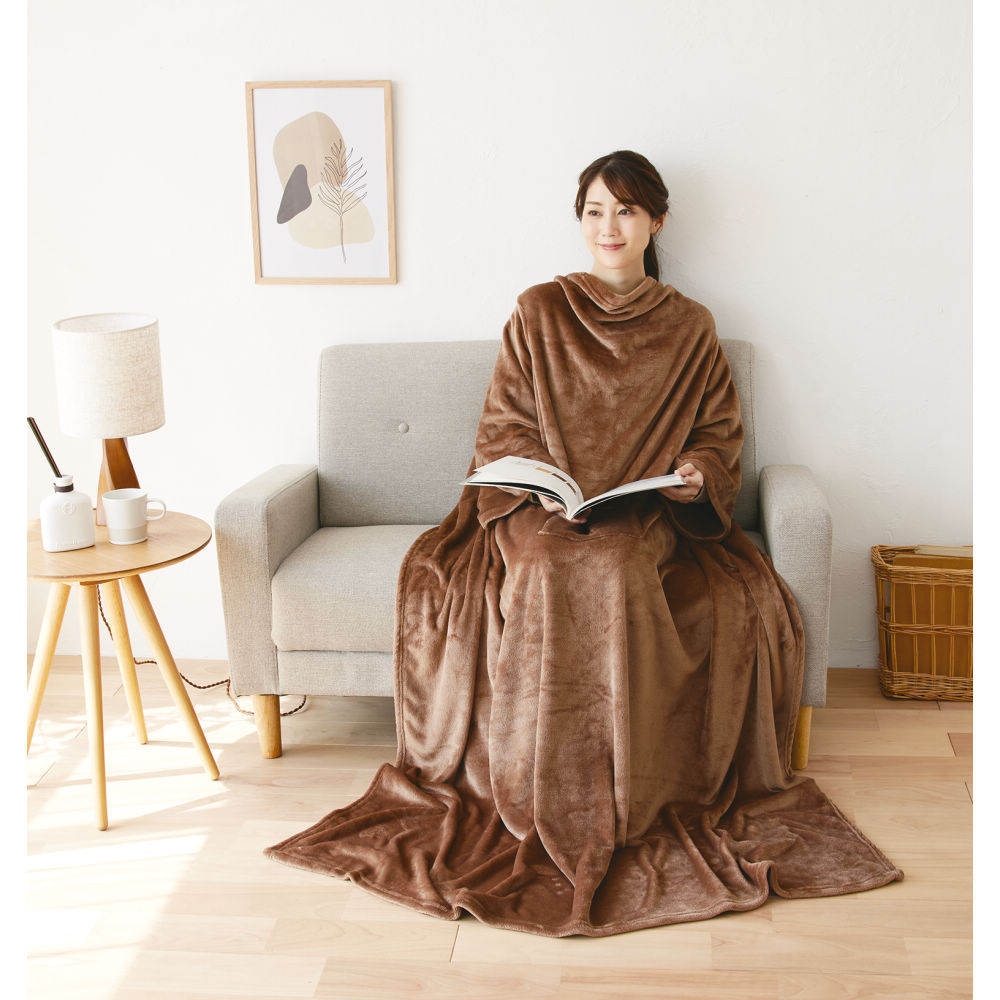 ポケット付あったか着る毛布 | 激安靴の通販 ヒラキ公式サイト