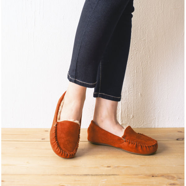 レディースボアモカシンシューズ【22.5～23.5cm】 | 激安靴の通販