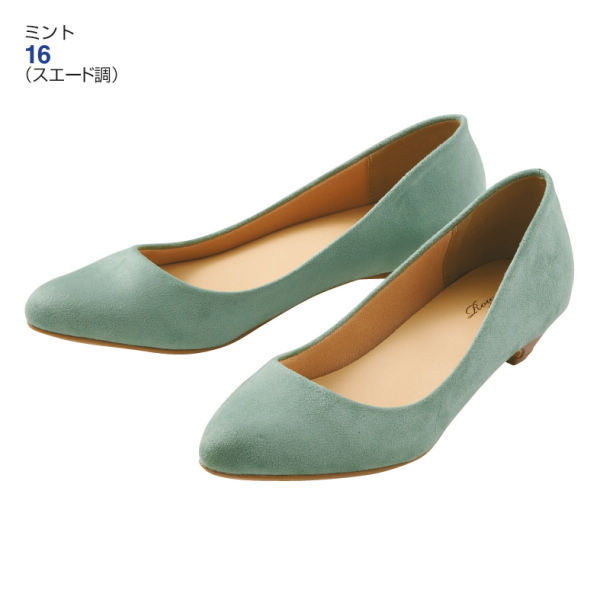 レディースポインテッドトゥパンプス【22.5～25.0cm】ヒール3.0cm