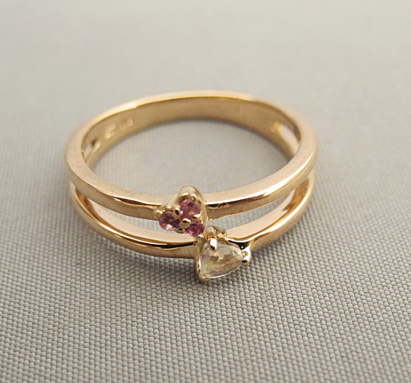 10772] サマンサ ティアラ 指輪 K18ピンクゴールド 9号 - 広田屋