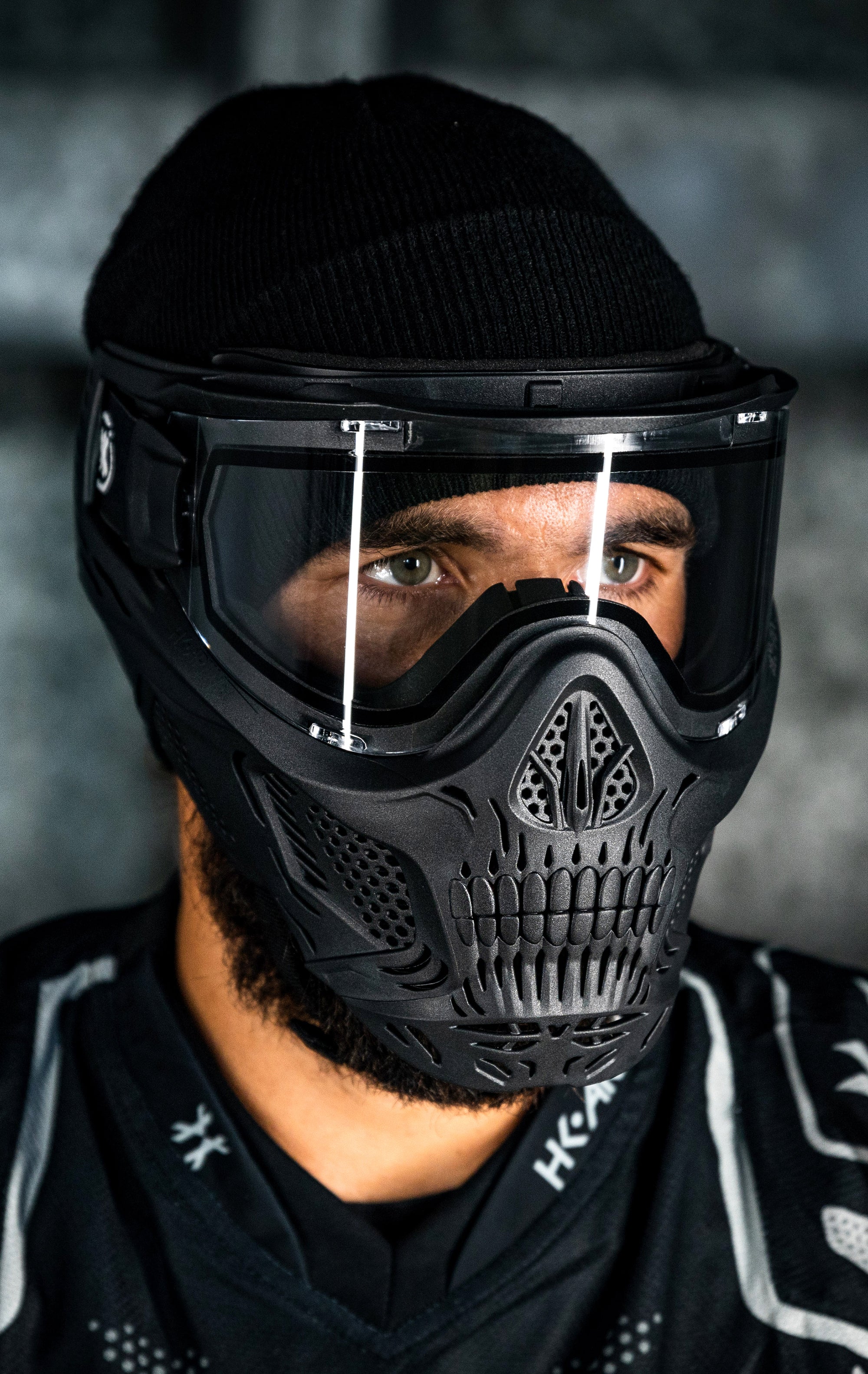 HSTL® Skull Goggle - Black w/ Clear Lens | HK Army