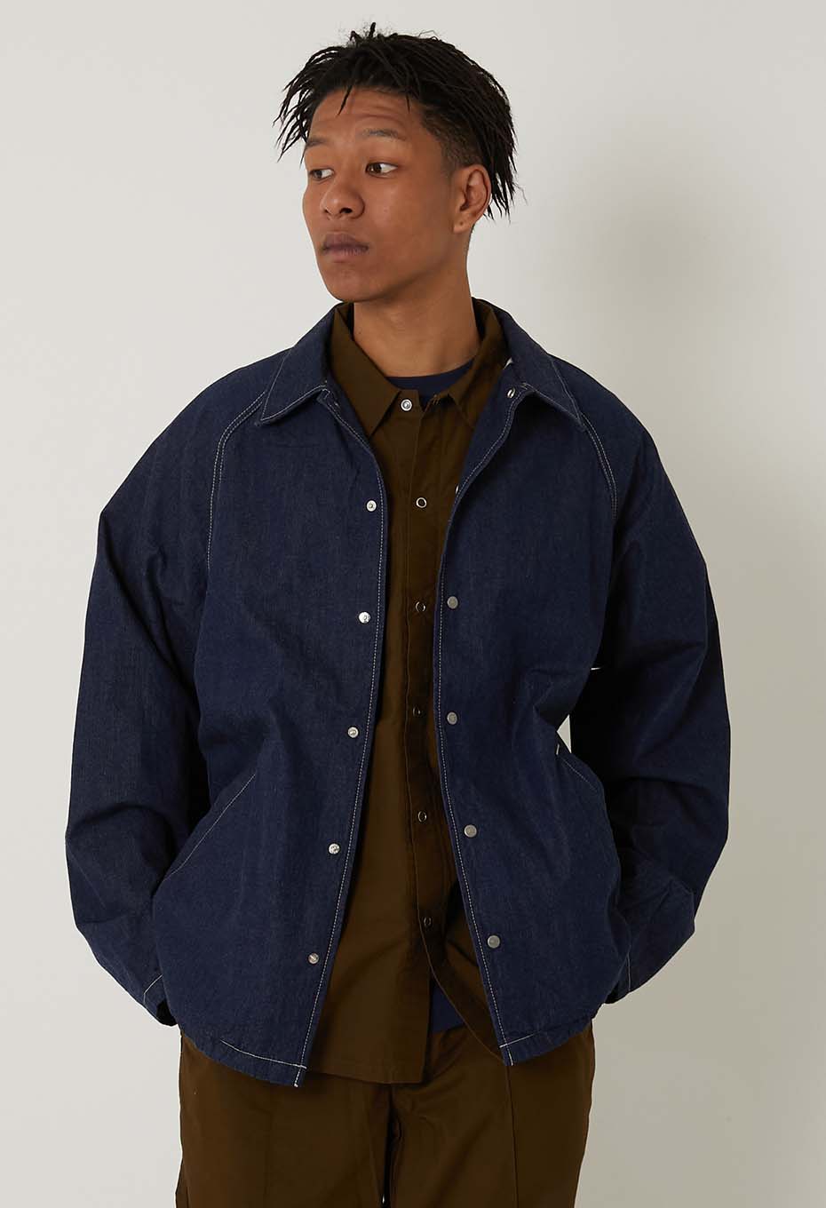 ジャカードデニム コーチジャケット | BLUE BLUE | ハリウッドランチ