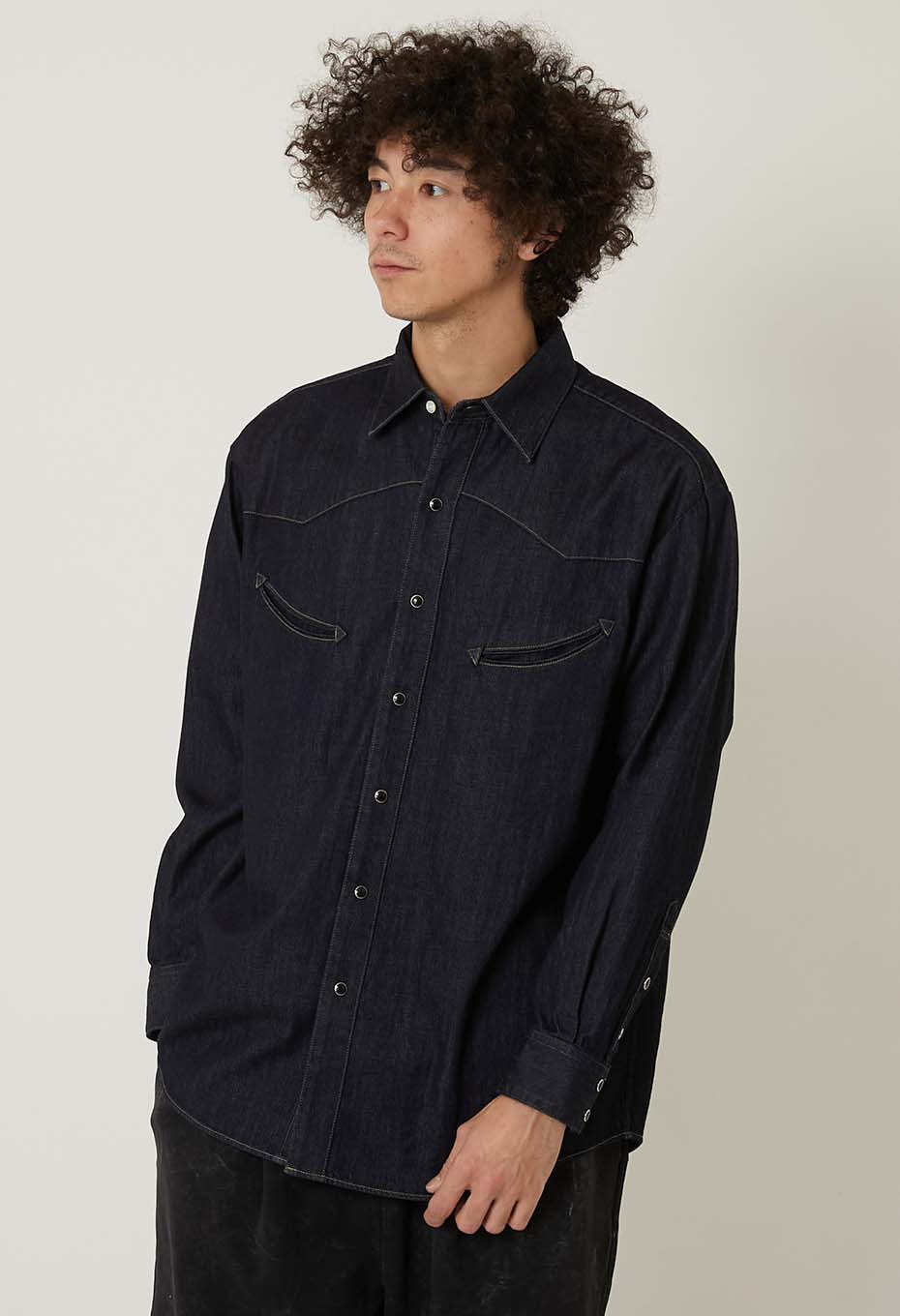 オーガニックデニム ウエスタンシャツ | HOLLYWOOD RANCH MARKET