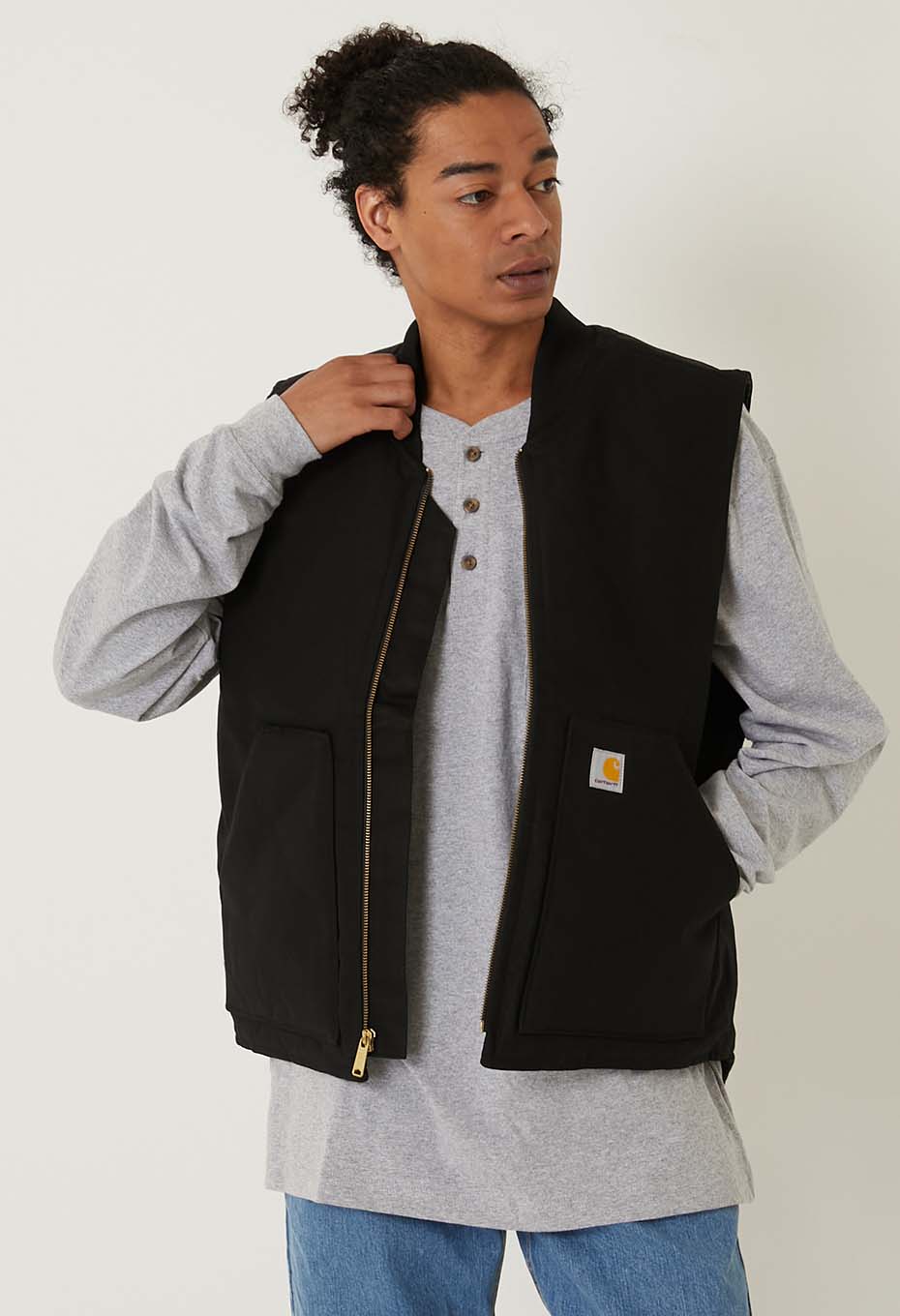Carhartt /リラックスフィット ファームダック Insulated Rib Collar