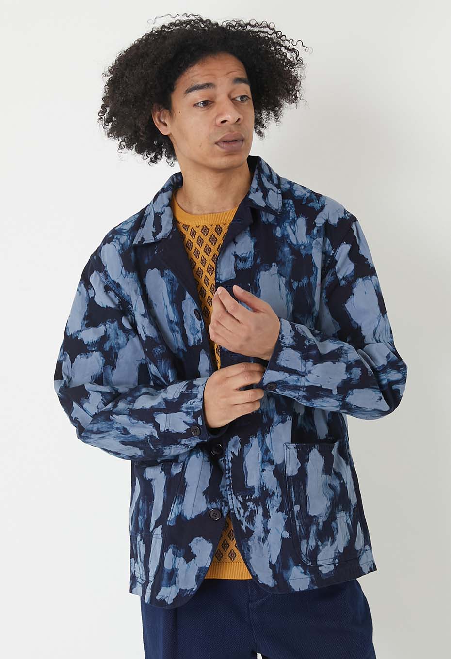 ロウケツシボリ カバーオール | BLUE BLUE JAPAN | ハリウッドランチ