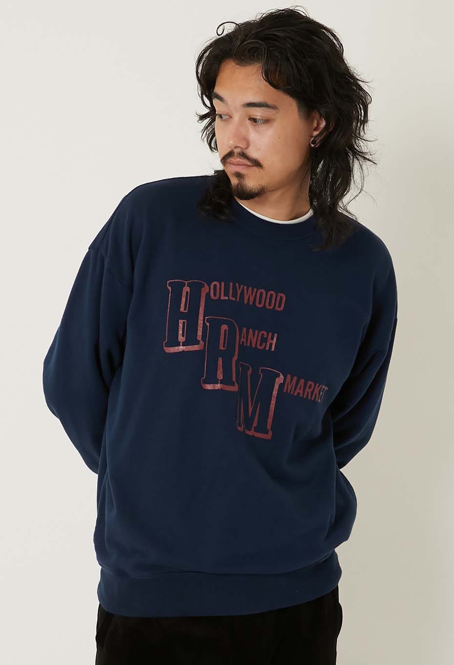 HRM3ステップ プリント クルーネックスウェット | HOLLYWOOD RANCH