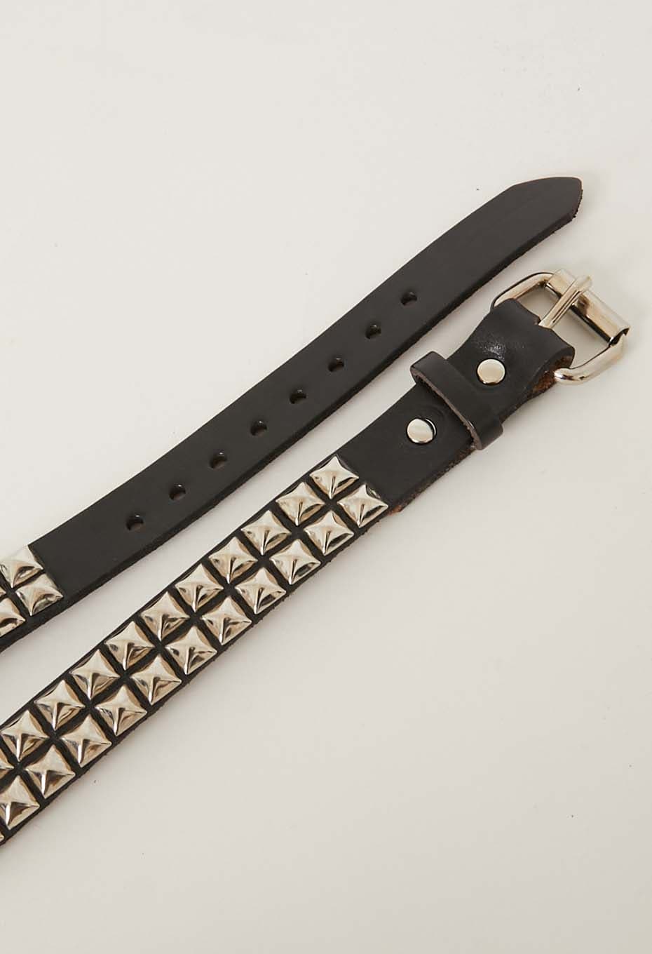 BRACKNEY LEATHER/PYRAMID 2 ROW スタッズベルト | BRACKNEY LEATHER