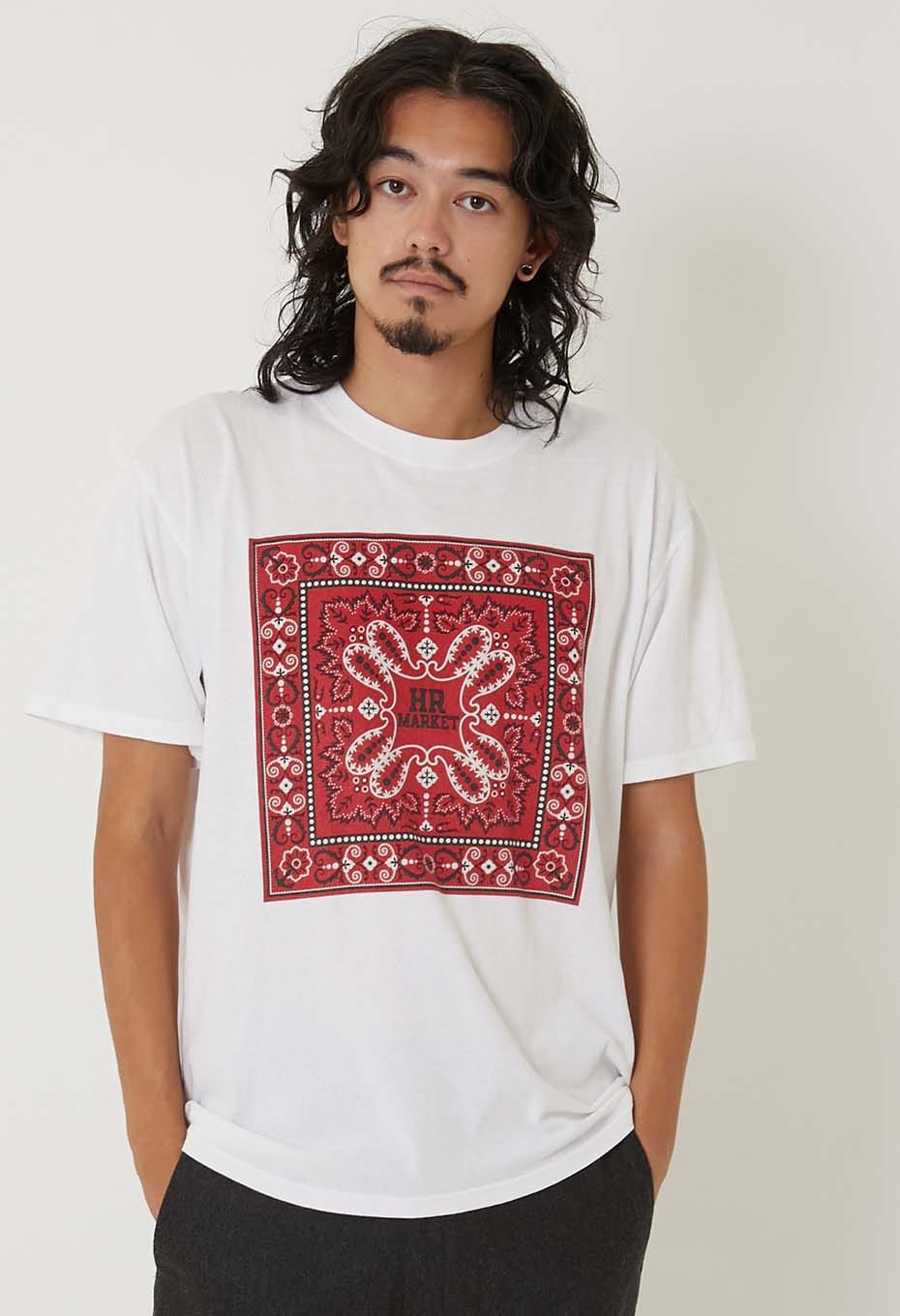 ペイズリーバンダナプリント ショートスリーブ Tシャツ | HOLLYWOOD