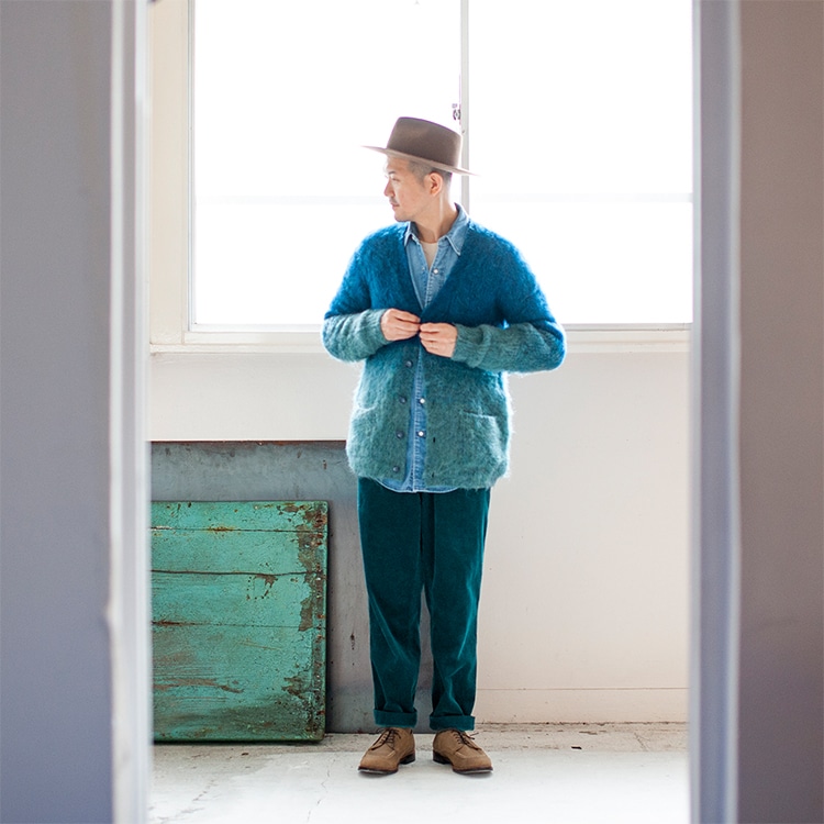 CLOSE UP : グラデーションモヘアカーディガン | HOLLYWOOD RANCH