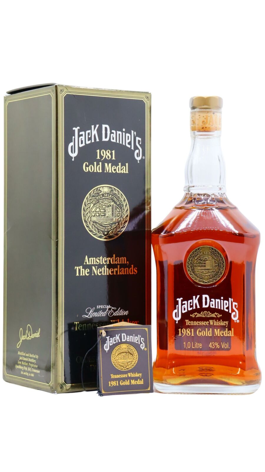 Jack Daniel's - 1981 Gold Medal Tennessee Whiskey 100cl 43% ABV (1