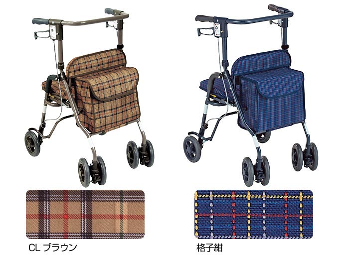 島製作所】四輪歩行器 シンフォニーSP | 手押し車 通販の【シルバー