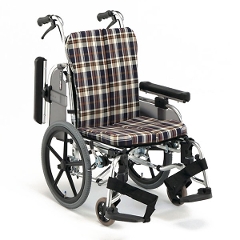 松永製作所】コンパクトセミモジュールタイプ 介助型 AR-911S ｜車いす