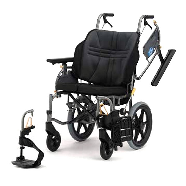 日進医療器】座王 介助式車椅子 NAH-X521W ｜車いすの格安通販【車椅子