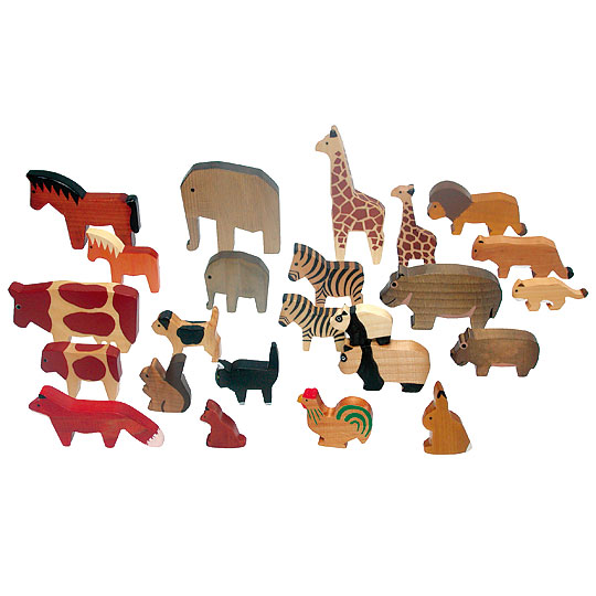 スピールフォームの動物たち：web版おもちゃの王様：百町森