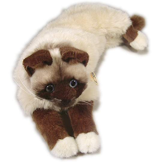 4390 ねそべり猫ヒマラヤン：おもちゃ：百町森