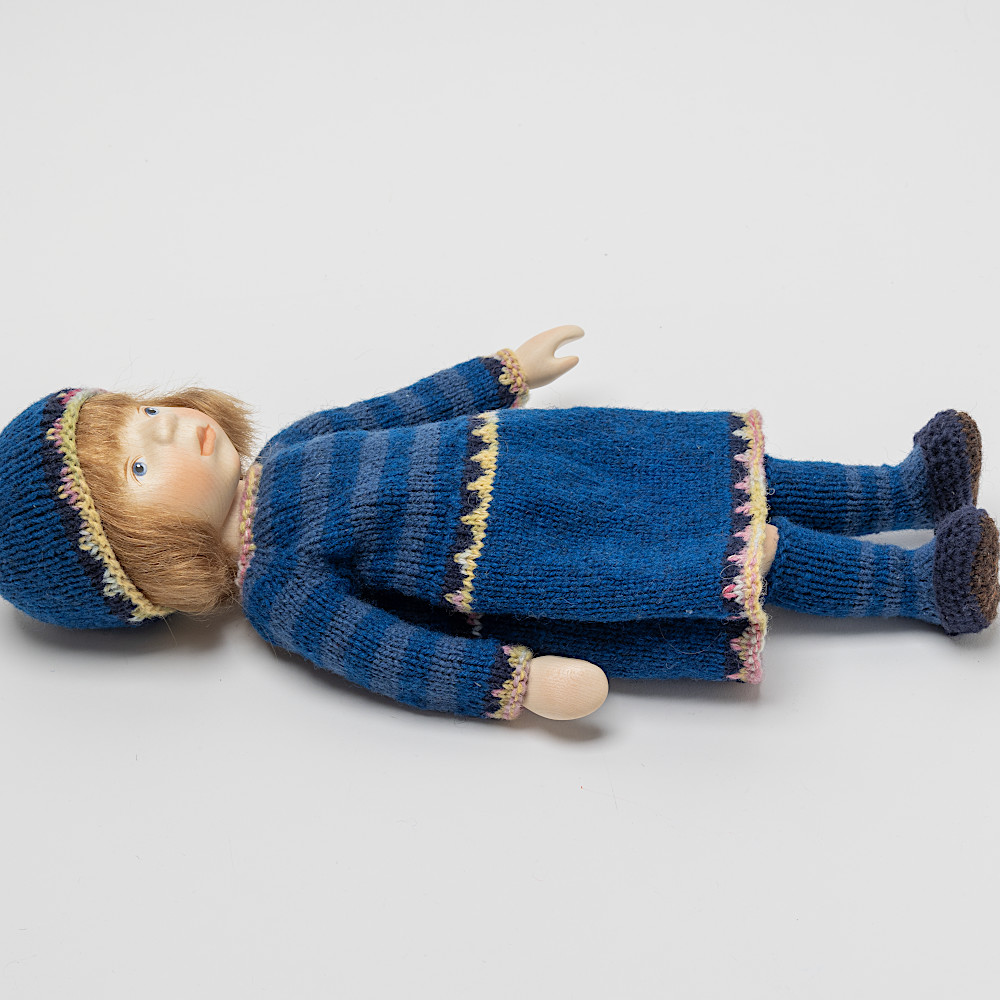 ポングラッツ人形（オールウッド）青ドレス：おもちゃ：百町森