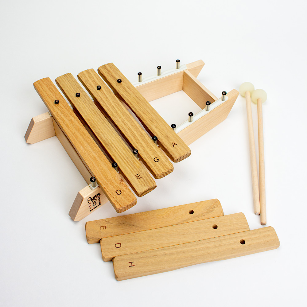 アウリスシロホン（木琴） ペンタトニック7音：おもちゃ：百町森