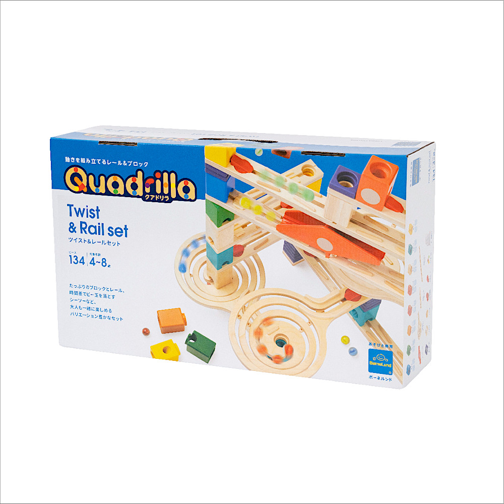 クアドリラ・ツイスト＆レールセット：おもちゃ：百町森