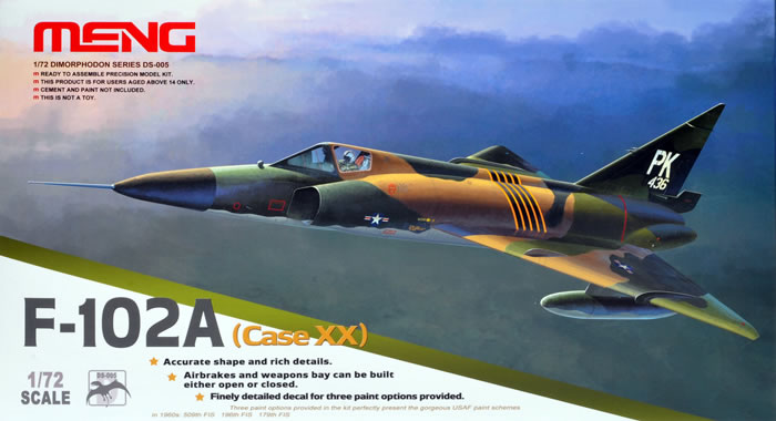 Meng Model Kit No. DS-005 - F-102A Delta Dagger (Case XX Wing