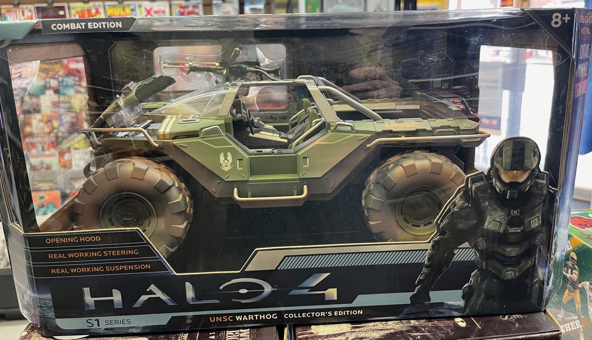 Halo 4 UNSC Warthog S1 Series Vehicle Diecast Combat Edition Jada